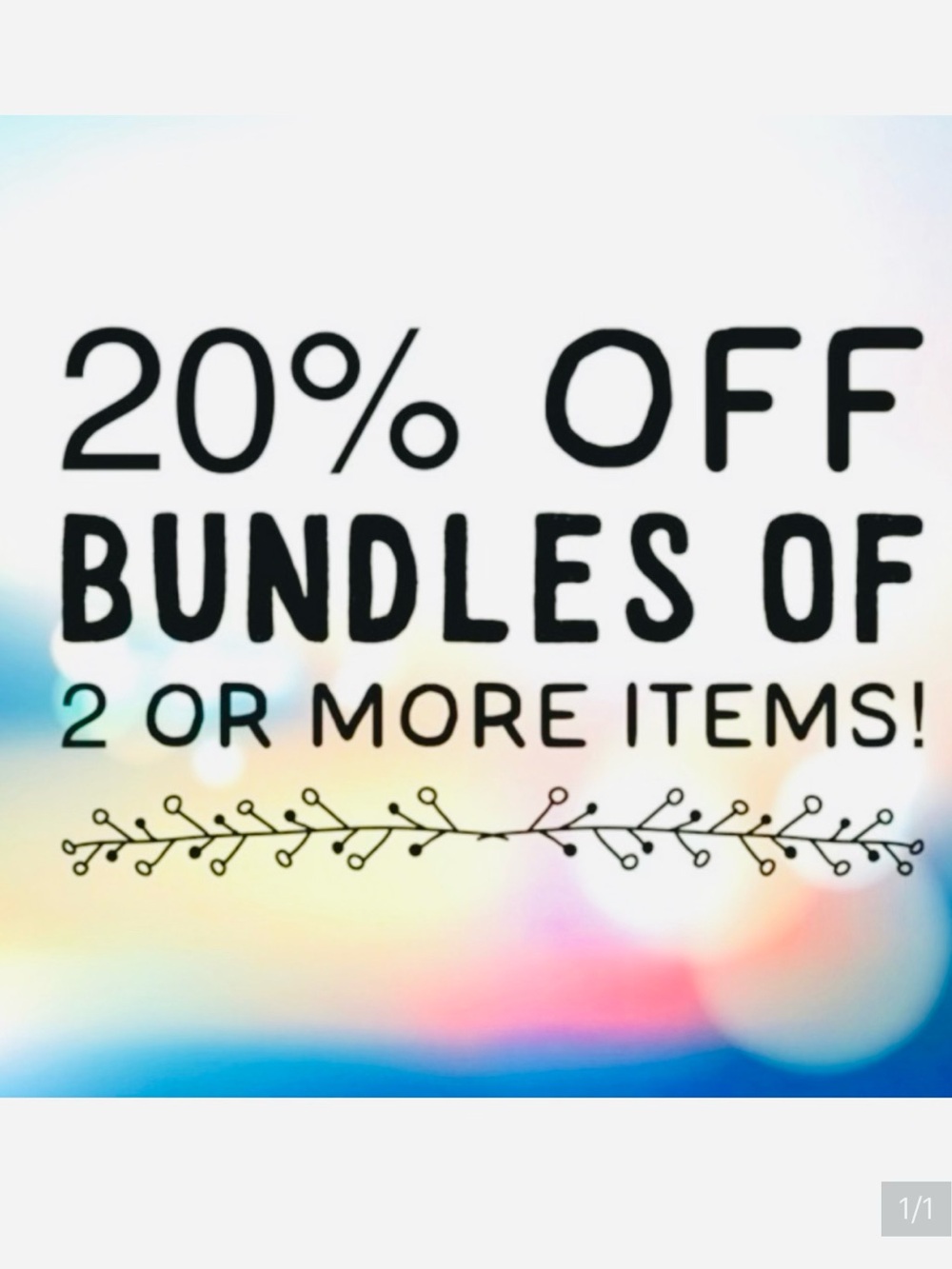 20% Off Bundles special Promo limited time